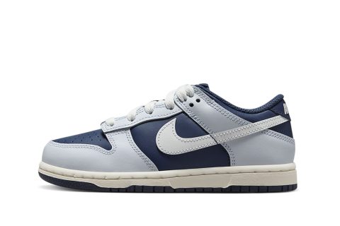 Nike Kids Dunk Low "football Grey / Midnight Navy"