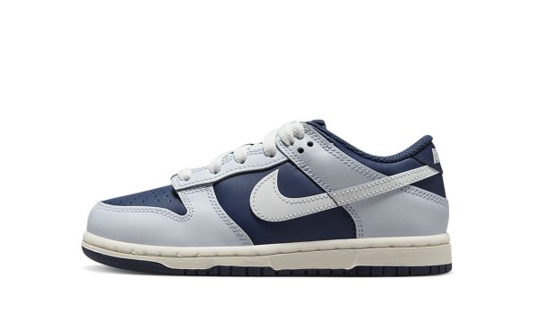 Nike Kids Dunk Low "football Grey / Midnight Navy"