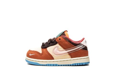 Nike Kids Dunk Mid Td "social Status - Chocolate Milk"