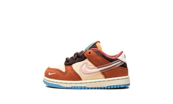 Nike Kids Dunk Mid Td "social Status - Chocolate Milk"