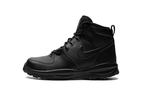 Nike Kids Manoa Leather Ps "triple Black"