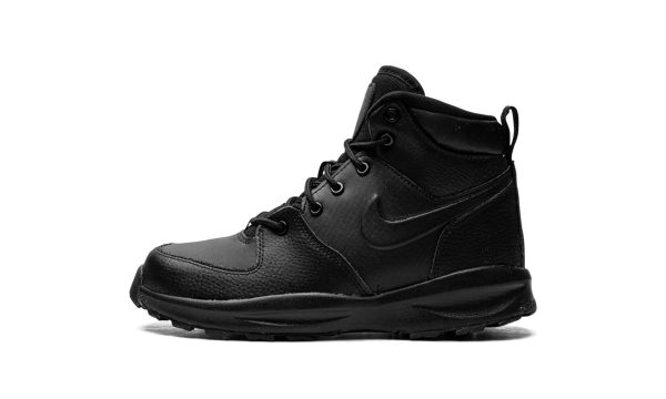 Nike Kids Manoa Leather Ps "triple Black"