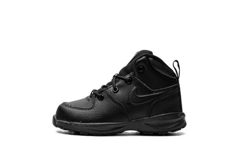 Nike Kids Manoa Leather Td "triple Black"