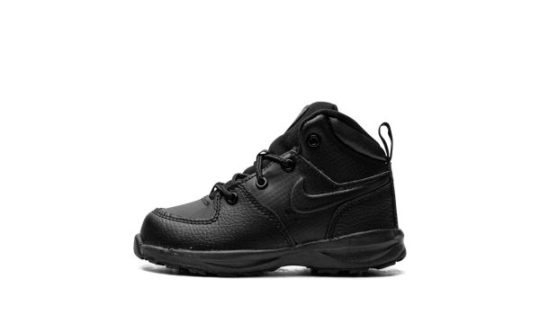 Nike Kids Manoa Leather Td "triple Black"