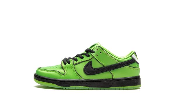 Nike Kids Sb Dunk Low Ps "powerpuff Girls - Buttercup"