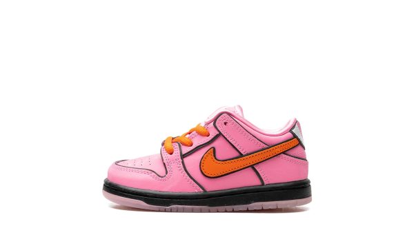 Nike Kids Sb Dunk Low Td "powerpuff Girls - Blossom"