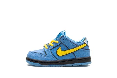 Nike Kids Sb Dunk Low Td "powerpuff Girls - Bubbles"