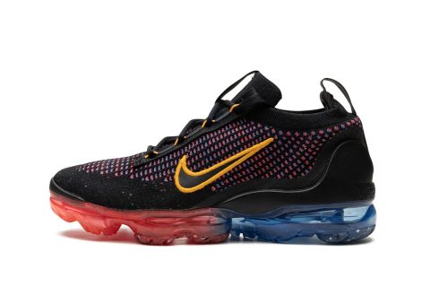 Nike Kids Vapormax 2021 Fn Nn "black Photo Blue Crimson Gold"