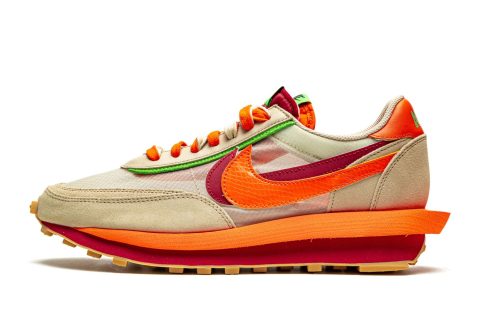 Nike Ldwaffle "sacai X Clot - Net Orange Blaze"