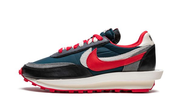 Nike Ldwaffle "undercover X Sacai - Midnight Spruce University Red"