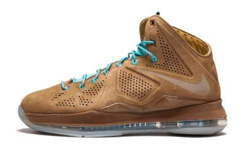 Nike Lebron 10 Ext Qs "brown Suede"