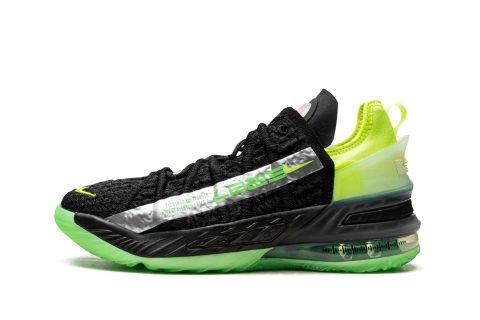 Nike Lebron 18 Gs Black / Volt