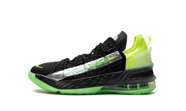 Nike Lebron 18 Gs Black / Volt