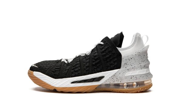 Nike Lebron 18 Gs Black / White-gum-medium Brown