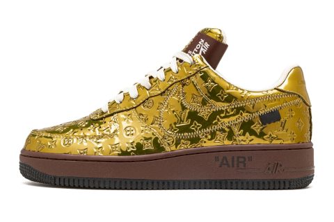 Nike Louis Vuitton Air Force 1 Low "virgil Abloh - Metallic Gold"