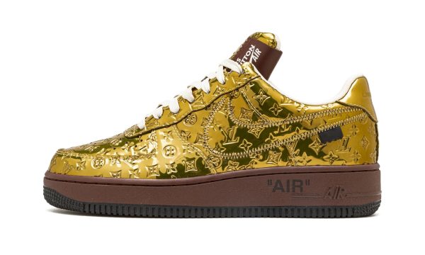 Nike Louis Vuitton Air Force 1 Low "virgil Abloh - Metallic Gold"