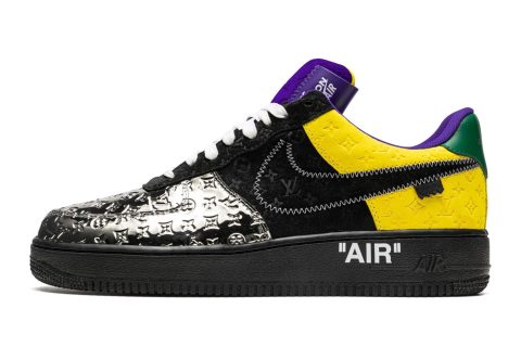 Louis Vuitton Air Force 1 Low "virgil Abloh - Purple Dusk/metallic Silver"