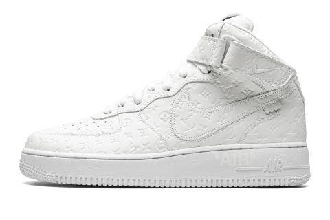 Nike Louis Vuitton Air Force 1 Mid "virgil Abloh - White/white"