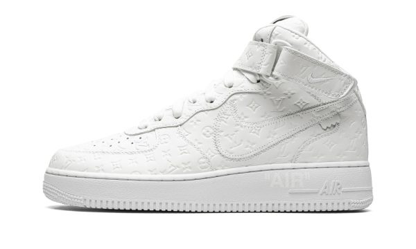 Nike Louis Vuitton Air Force 1 Mid "virgil Abloh - White/white"