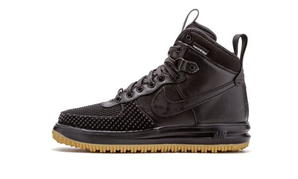 Nike Lunar Force 1 Duckboot Black / Black-mtllc Slvr-anthct