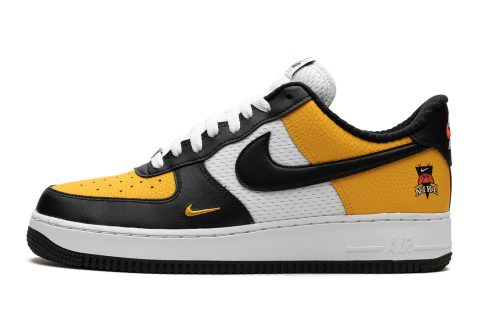 Nike Nike Air Force 1 Low '07 Lv8 "black Gold Jersey Mesh"