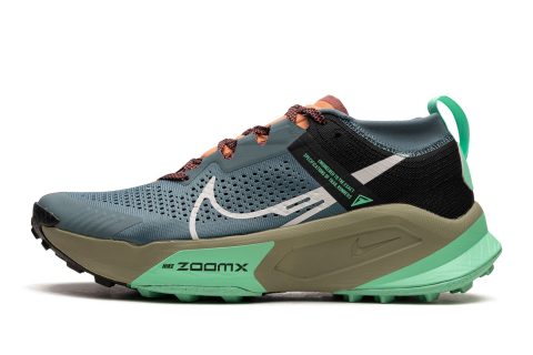 Nike Nike Zoomx Zegama Trail "light Slate Grey Glow Green Bone Black"