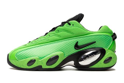 Nike Nocta Glide "slime Green/metallic Silver/black"