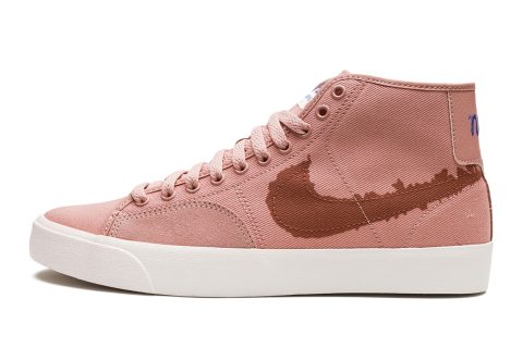 Nike Sb Blazer Court Mid "rose Whisper"