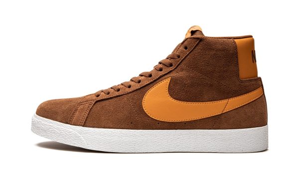 Nike Sb Blazer Mid Pecan / White-light Curry