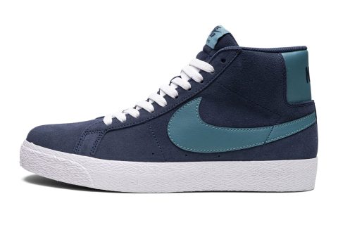 Nike Sb Blazer Mid "navy Aqua"