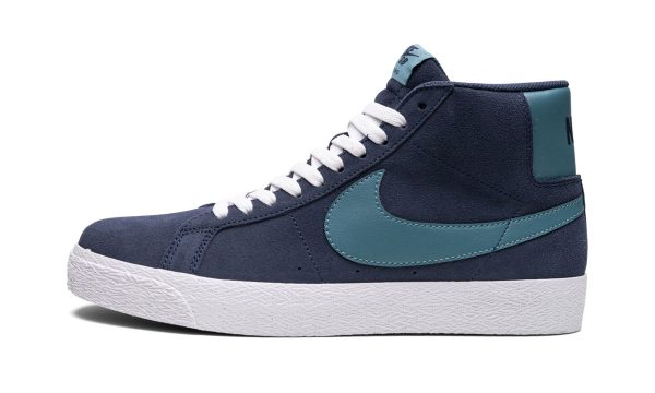 Nike Sb Blazer Mid "navy Aqua"