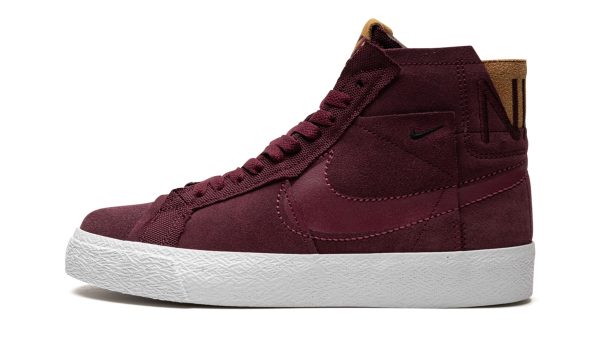 Nike Sb Blazer Mid "night Maroon"