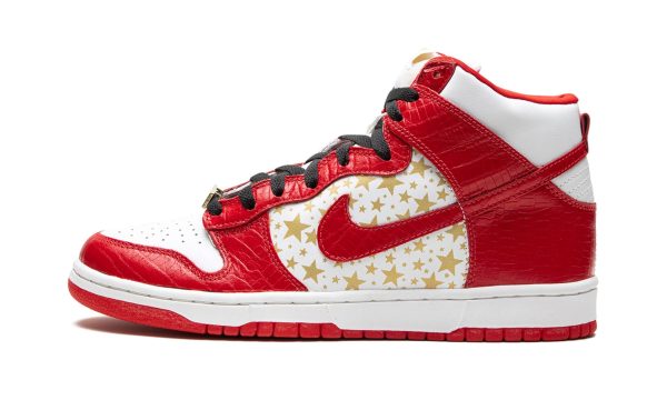 Nike Sb Dunk High Pro "supreme - Red Stars"