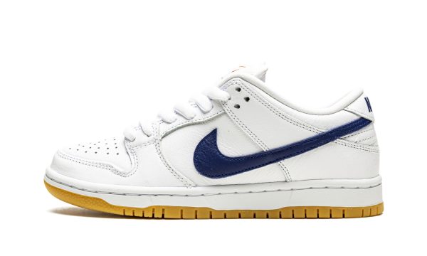 Nike Sb Dunk Low Pro Iso "orange Label - White / Navy"