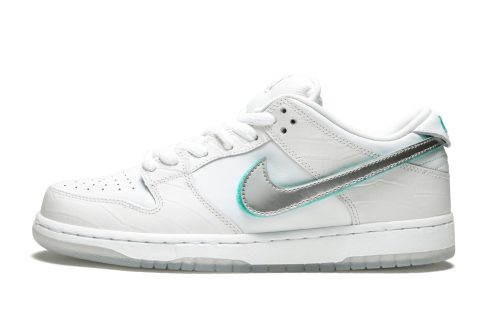 Nike Sb Dunk Low Pro Og Qs "diamond Supply White"