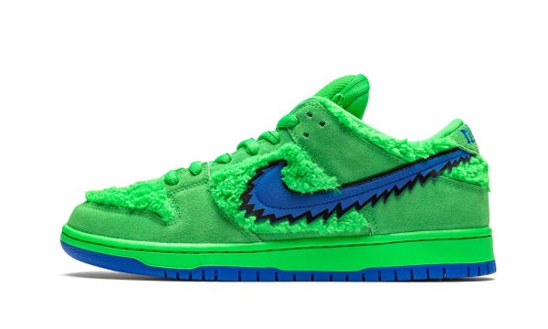 Nike Sb Dunk Low "grateful Dead - Green Bear"