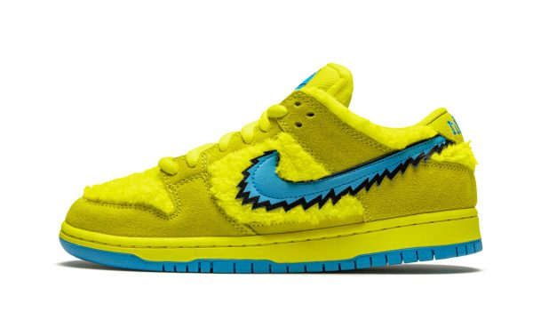 Nike Sb Dunk Low "grateful Dead - Yellow Bear"