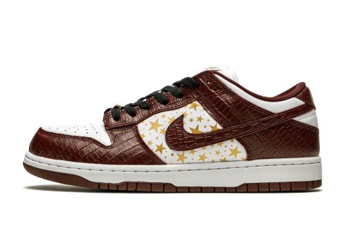 Nike Sb Dunk Low "supreme - Stars - Barkroot Brown"