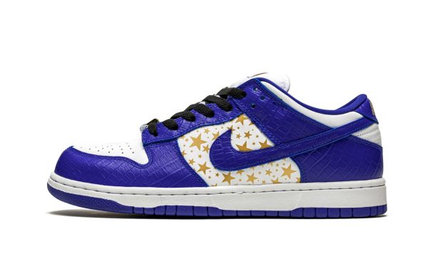 Nike Sb Dunk Low "supreme - Stars - Hyper Blue"