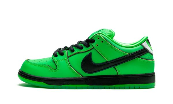 Nike Sb Dunk "powerpuff Girls - Buttercup"