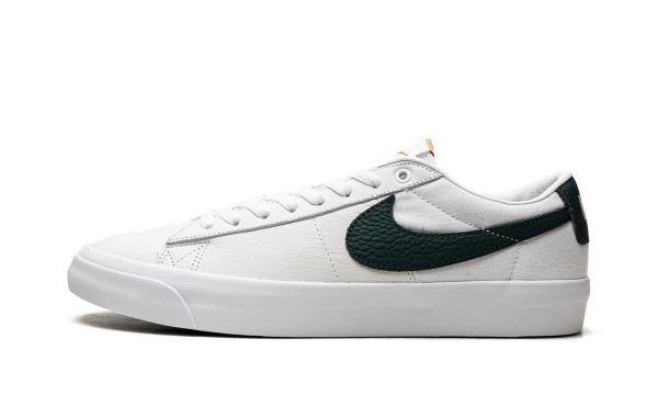 Nike Sb Zoom Blazer Low Gt "orange Label - White / Pro Green"