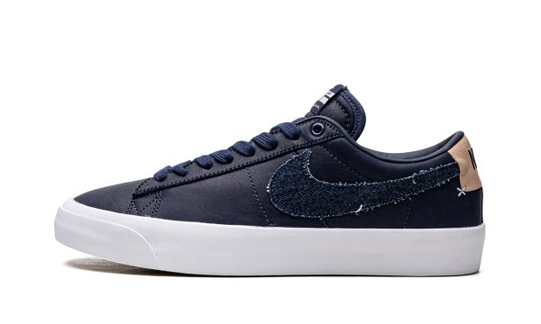 Nike Sb Zoom Blazer Low Pro Gt "denim Swoosh"