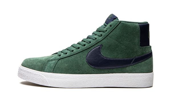 Nike Sb Zoom Blazer Mid Noble Green / Midnight Navy-nobl