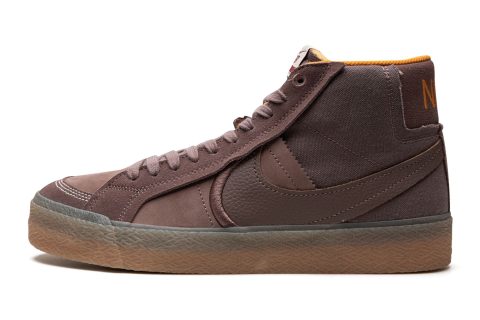 Nike Sb Zoom Blazer Mid Prm Plus "plum Eclipse Gum"