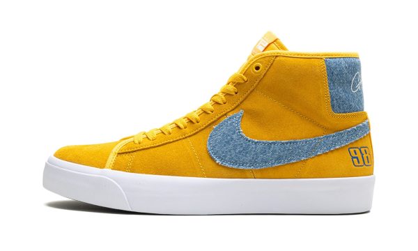 Nike Sb Zoom Blazer Mid Pro Gt "grant Taylor University Gold Denim"