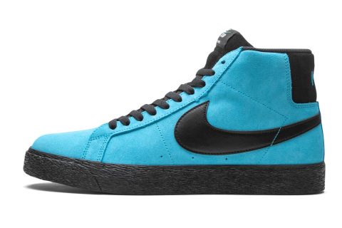 Nike Sb Zoom Blazer Mid "invert Pack - Baltic Blue"