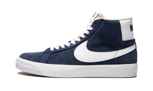 Nike Sb Zoom Blazer Mid "navy Suede"