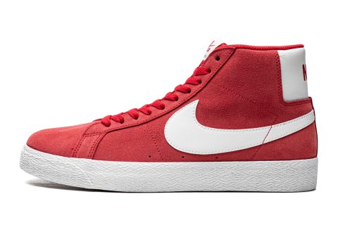 Nike Sb Zoom Blazer Mid "red Suede"