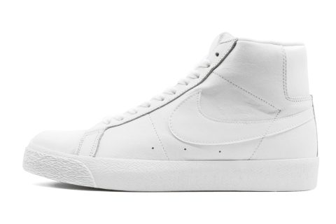 Nike Sb Zoom Blazer Mid "triple White"