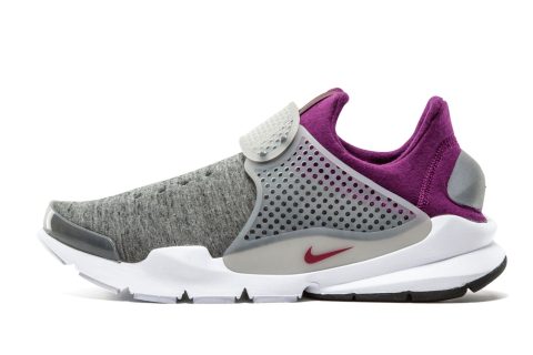 Nike Sock Dart Tech Fleece Grey Heather / Cool Grey-mlbrry